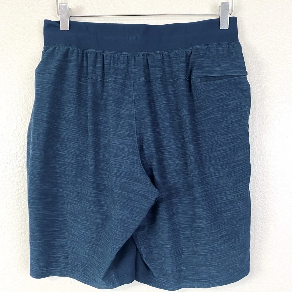 Lululemon T.H.E. Lined Heather Blue Athletic Shorts Size M